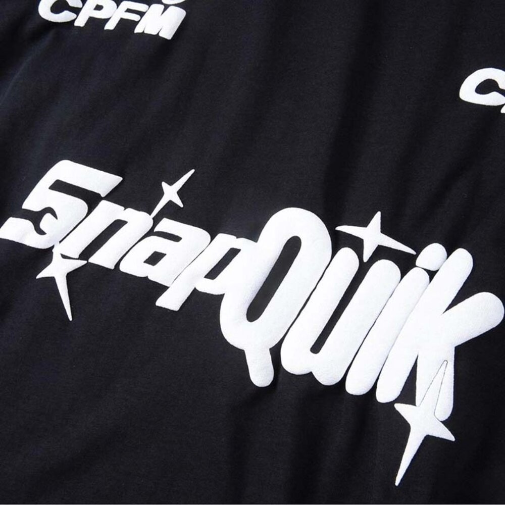 CPFM.XYZ Pure Cotton Lettered Short Sleeves - Picture 8 of 9